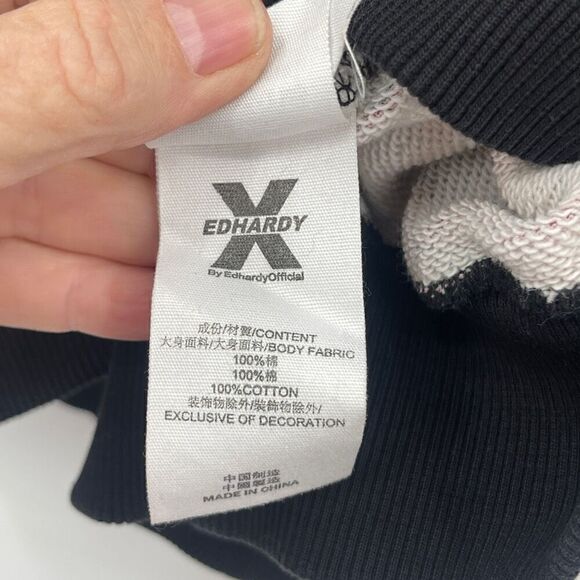 Ed Hardy Multicolor Foregoer 2018 Camouflage All Over Printed Sweatshirt Small - Picture 5 of 8